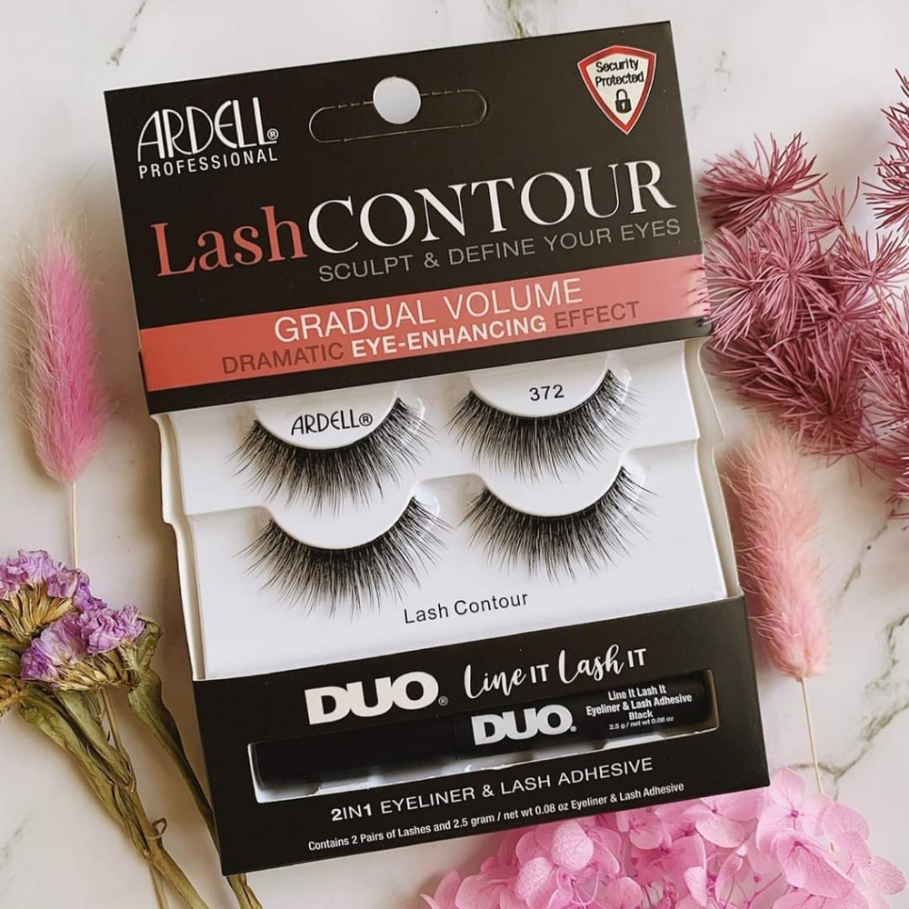 *NEW* ARDELL LASH CONTOUR 372 EYE-ENHANCING False Lashes, 2 PACK